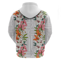 Hawaii Tropical Twist Lei Hoodie Hawaiian Flag Motif