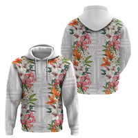 Hawaii Tropical Twist Lei Hoodie Hawaiian Flag Motif