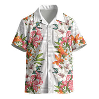 Hawaii Tropical Twist Lei Kid Hawaiian Shirt Hawaiian Flag Motif LT9 - Polynesian Pride