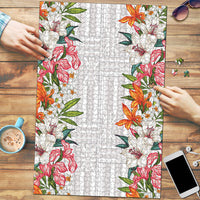 Hawaii Tropical Twist Lei Puzzle Hawaiian Flag Motif