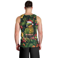 Meri Kirihimete Kakapo Men Tank Top New Zealand Christmas with Tropical Vibe