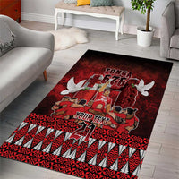 Custom Tonga 676 Haamonga a Maui Area Rug Tongan Sipi Tau Unique Dance LT9 - Polynesian Pride