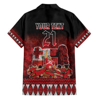 Custom Tonga 676 Haamonga a Maui Family Matching Puletasi and Hawaiian Shirt Tongan Sipi Tau Unique Dance LT9 - Polynesian Pride