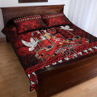Custom Tonga 676 Haamonga a Maui Quilt Bed Set Tongan Sipi Tau Unique Dance LT9 - Polynesian Pride