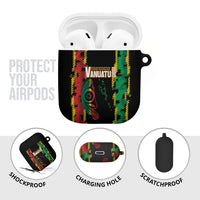 Vanuatu 46th Year Anniversary AirPods Case Tamtam Slit Drums Long God Yumi Stanap