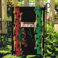 Vanuatu 46th Year Anniversary Garden Flag Tamtam Slit Drums Long God Yumi Stanap