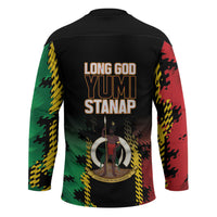 Vanuatu 46th Year Anniversary Hockey Jersey Tamtam Slit Drums Long God Yumi Stanap