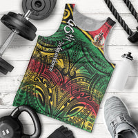 Vanuatu 46th Year Anniversary Men Tank Top Vintage Grunge Vanuatu Flag Heritage