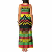 Hawaii Ku Kia'i Mauna Personalized Tank Maxi Dress Hawaiian Kanaka Maoli Motif LT9 - Polynesian Pride
