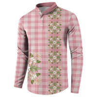 Akala Hamele Hawai'i Palaka Squares Maile Leaf Button Sweatshirt Flowers Hawaiian Quilt Patterns