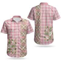 Akala Hamele Hawai'i Palaka Squares Maile Leaf Couples Matching Mermaid Dress and Hawaiian Shirt Flowers Hawaiian Quilt Patterns
