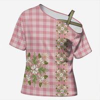 Akala Hamele Hawai'i Palaka Squares Maile Leaf Cross Shoulder Shirt Flowers Hawaiian Quilt Patterns