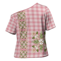 Akala Hamele Hawai'i Palaka Squares Maile Leaf Cross Shoulder Shirt Flowers Hawaiian Quilt Patterns
