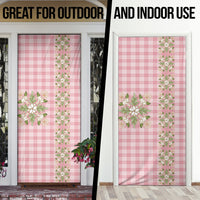 Akala Hamele Hawai'i Palaka Squares Maile Leaf Door Cover Flowers Hawaiian Quilt Patterns