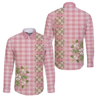 Akala Hamele Hawai'i Palaka Squares Maile Leaf Family Matching Puletasi and Hawaiian Shirt Flowers Hawaiian Quilt Patterns