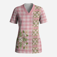 Akala Hamele Hawai'i Palaka Squares Maile Leaf Scrub Top Flowers Hawaiian Quilt Patterns