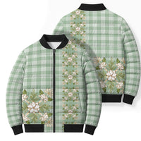 Liko Kukui Hawai'i Palaka Squares Maile Leaf Bomber Puffer Jacket Flowers Hawaiian Quilt Patterns