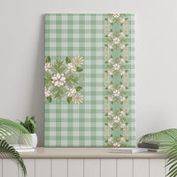 Liko Kukui Hawai'i Palaka Squares Maile Leaf Canvas Wall Art Flowers Hawaiian Quilt Patterns