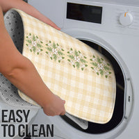 Melemele Ahiahia Hawai'i Palaka Squares Maile Leaf Bathroom Set Flowers Hawaiian Quilt Patterns