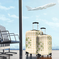 Melemele Ahiahia Hawai'i Palaka Squares Maile Leaf Luggage Cover Flowers Hawaiian Quilt Patterns
