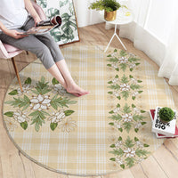 Melemele Ahiahia Hawai'i Palaka Squares Maile Leaf Round Carpet Flowers Hawaiian Quilt Patterns
