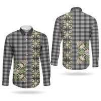 Pauli Hawai'i Palaka Squares Maile Leaf Couples Matching Off Shoulder Short Dress and Long Sleeve Button Shirt Flowers Hawaiian Quilt Patterns