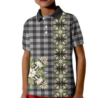 Pauli Hawai'i Palaka Squares Maile Leaf Kid Polo Shirt Flowers Hawaiian Quilt Patterns