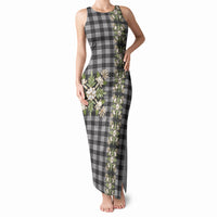 Pauli Hawai'i Palaka Squares Maile Leaf Tank Maxi Dress Flowers Hawaiian Quilt Patterns