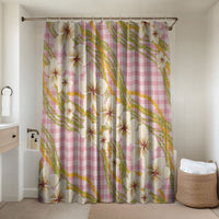 Akala Hamele Palaka Plumeria Bathroom Set Puakenikeni and Maile Lei