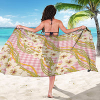 Akala Hamele Palaka Plumeria Sarong Puakenikeni and Maile Lei