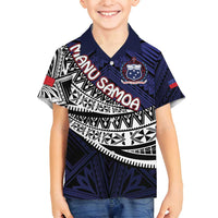 Custom Samoa Rugby Pacific Family Matching Long Sleeve Bodycon Dress and Hawaiian Shirt Samoan Warrior Tribal Pattern