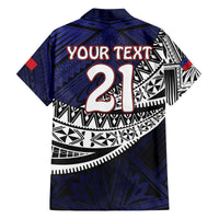Custom Samoa Rugby Pacific Family Matching Off The Shoulder Long Sleeve Dress and Hawaiian Shirt Samoan Warrior Tribal Pattern