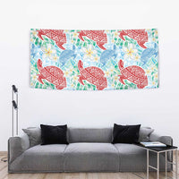 Palaka with Honu and Plumeria Tapestry Hawaiian Heritage Spirit LT9 - Polynesian Pride