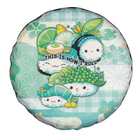 Japanese Kawaii Sushi Spare Tire Cover Green Wagara Palaka This Is How I Roll