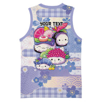 Personalized Japanese Kawaii Sushi Basketball Jersey Blue Wagara Palaka This Is How I Roll
