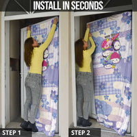 Personalized Japanese Kawaii Sushi Door Cover Blue Wagara Palaka This Is How I Roll