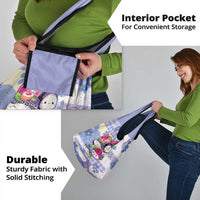Japanese Kawaii Sushi Grocery Bag Blue Wagara Palaka This Is How I Roll