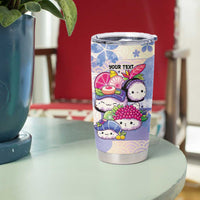 Personalized Japanese Kawaii Sushi Tumbler Cup Blue Wagara Palaka This Is How I Roll LT9 - Polynesian Pride