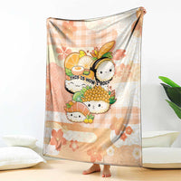 Japanese Kawaii Sushi Blanket Peach Wagara Palaka This Is How I Roll