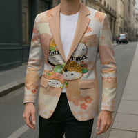 Personalized Japanese Kawaii Sushi Blazer Peach Wagara Palaka This Is How I Roll