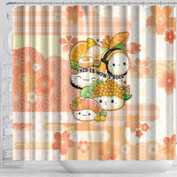 Japanese Kawaii Sushi Shower Curtain Peach Wagara Palaka This Is How I Roll