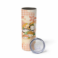 Personalized Japanese Kawaii Sushi Skinny Tumbler Peach Wagara Palaka This Is How I Roll