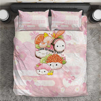 Japanese Kawaii Sushi Bedding Set Pink Wagara Palaka This Is How I Roll