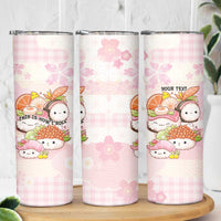 Personalized Japanese Kawaii Sushi Skinny Tumbler Pink Wagara Palaka This Is How I Roll
