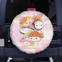 Japanese Kawaii Sushi Spare Tire Cover Pink Wagara Palaka This Is How I Roll