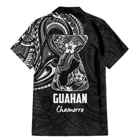 Black Guam Latte Stone Tribal Tattoo Family Matching Mermaid Dress and Hawaiian Shirt Hafa Adai Six 7 One LT9 - Polynesian Pride