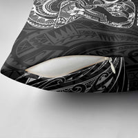 Black Guam Latte Stone Tribal Tattoo Pillow Cover Hafa Adai Six 7 One LT9 - Polynesian Pride