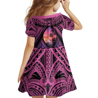 Guam Chamorro Artsy Family Matching Tank Maxi Dress and Hawaiian Shirt Guahan Sunset Beach LT9 - Polynesian Pride