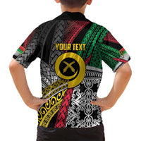 Vanuatu Proud to be Ni-van Personalised Family Matching Tank Maxi Dress and Hawaiian Shirt with Mutis En Atan Patterns LT9 - Polynesian Pride