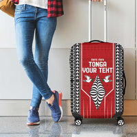 Custom Tonga Rugby Luggage Cover Mate Maa Kupesi Style